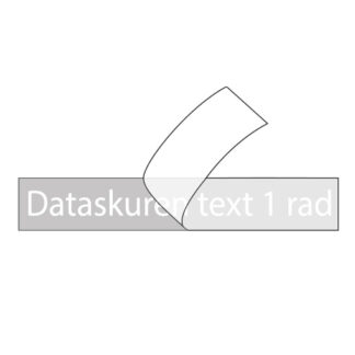 Vinyltext 30x5 cm 1 rad