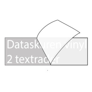 Vinyltext 55x20 cm 2 rader