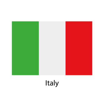 Flagga 60x40 mm inkl. applicering