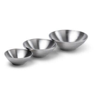 Skål Stainless Dubbelvägg 3-pack