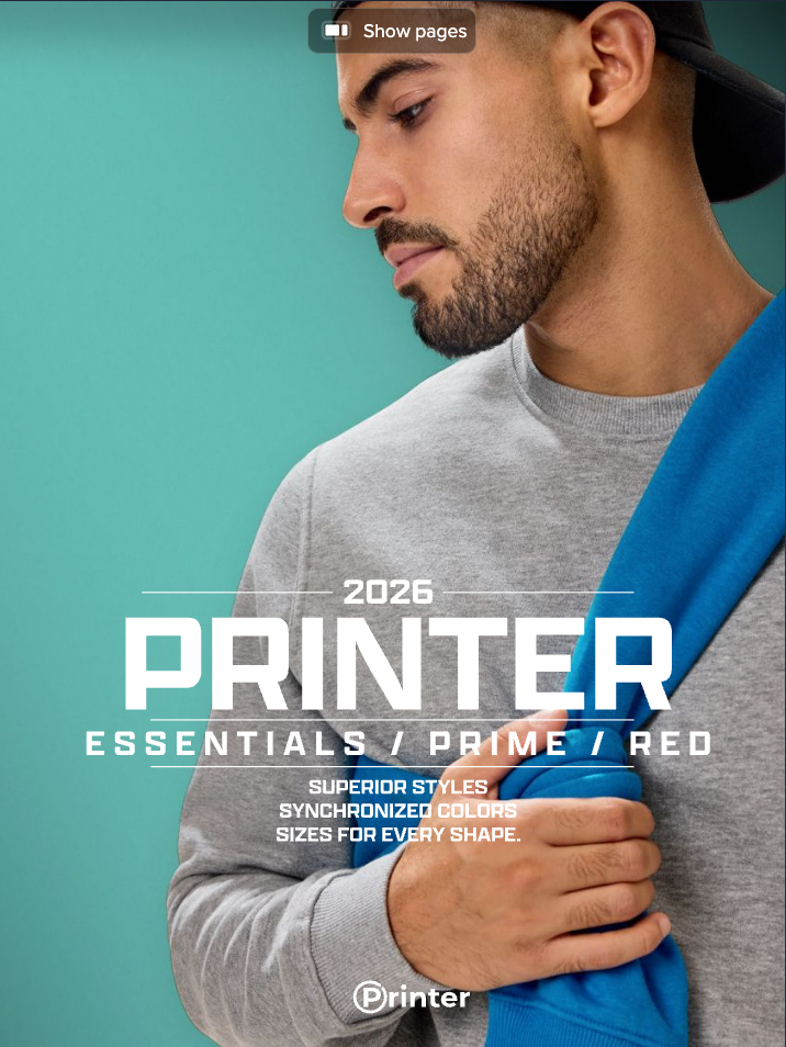 Printer Profilkläder Katalog