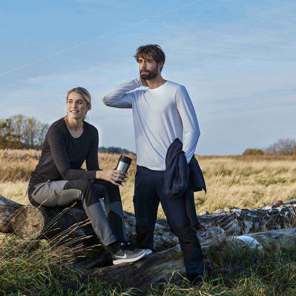 T-shirt Leo L/S Stretch Herr