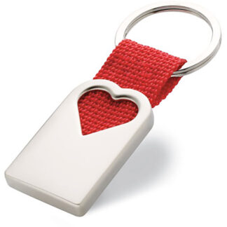 BONHEUR Nyckelring med hjärta