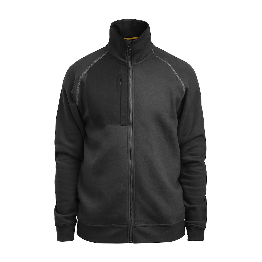 Jobman Sweatshirt Hel-Zip Oxygen