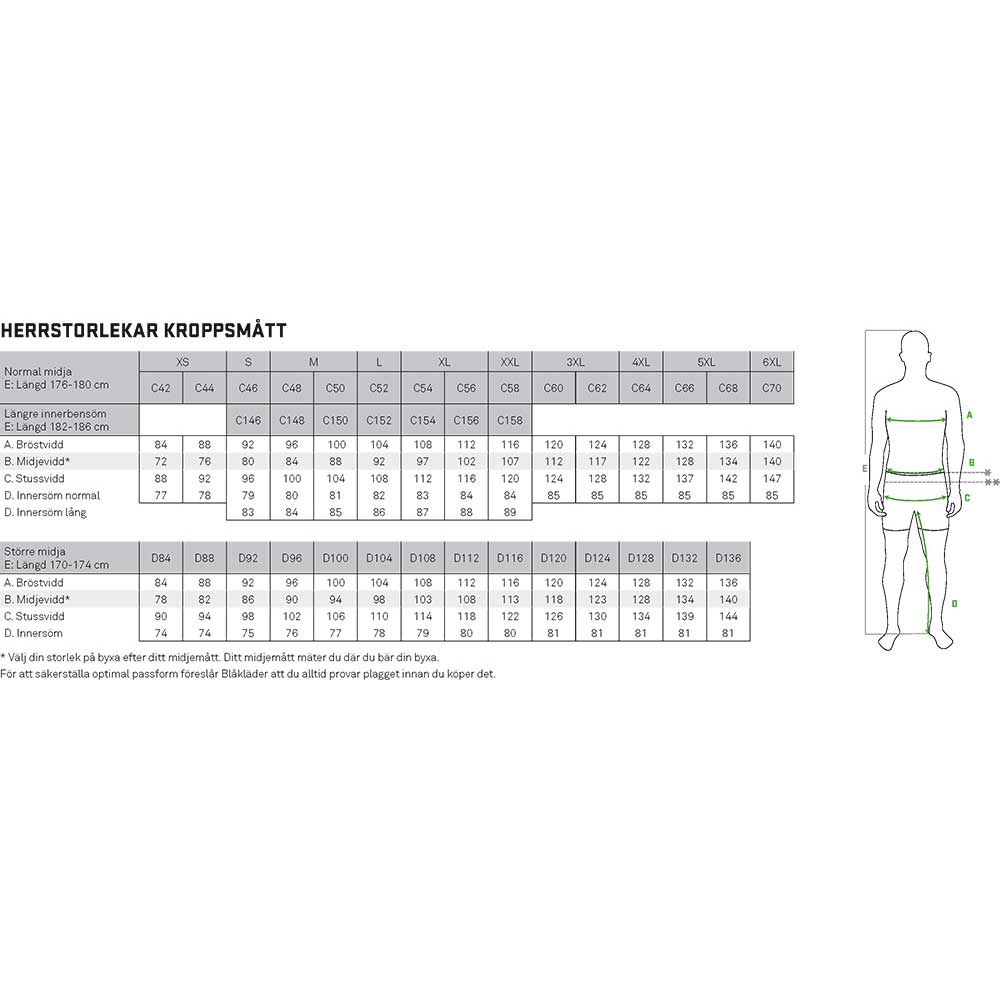 Varselbyxa med stretch kl. 1