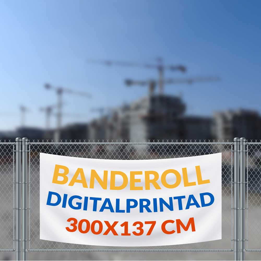 Banderoll 300x130 cm