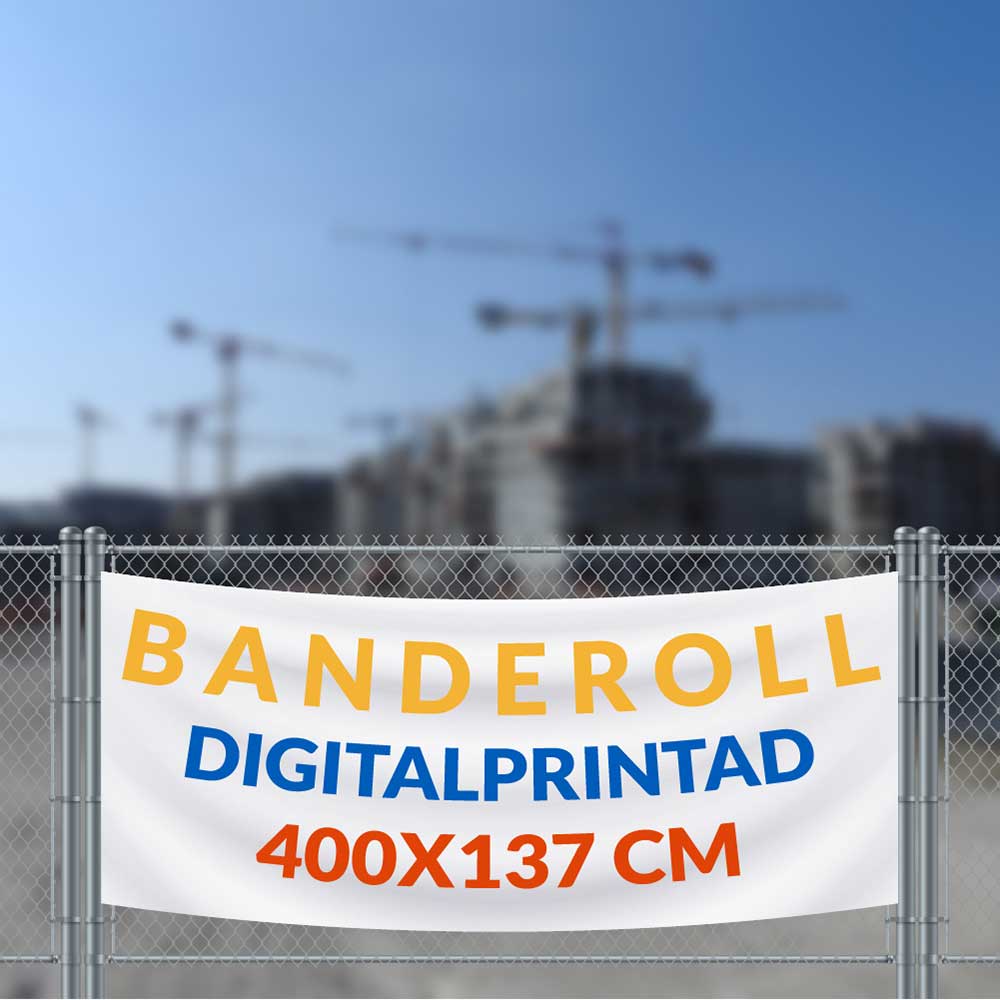 Banderoll 400x130 cm