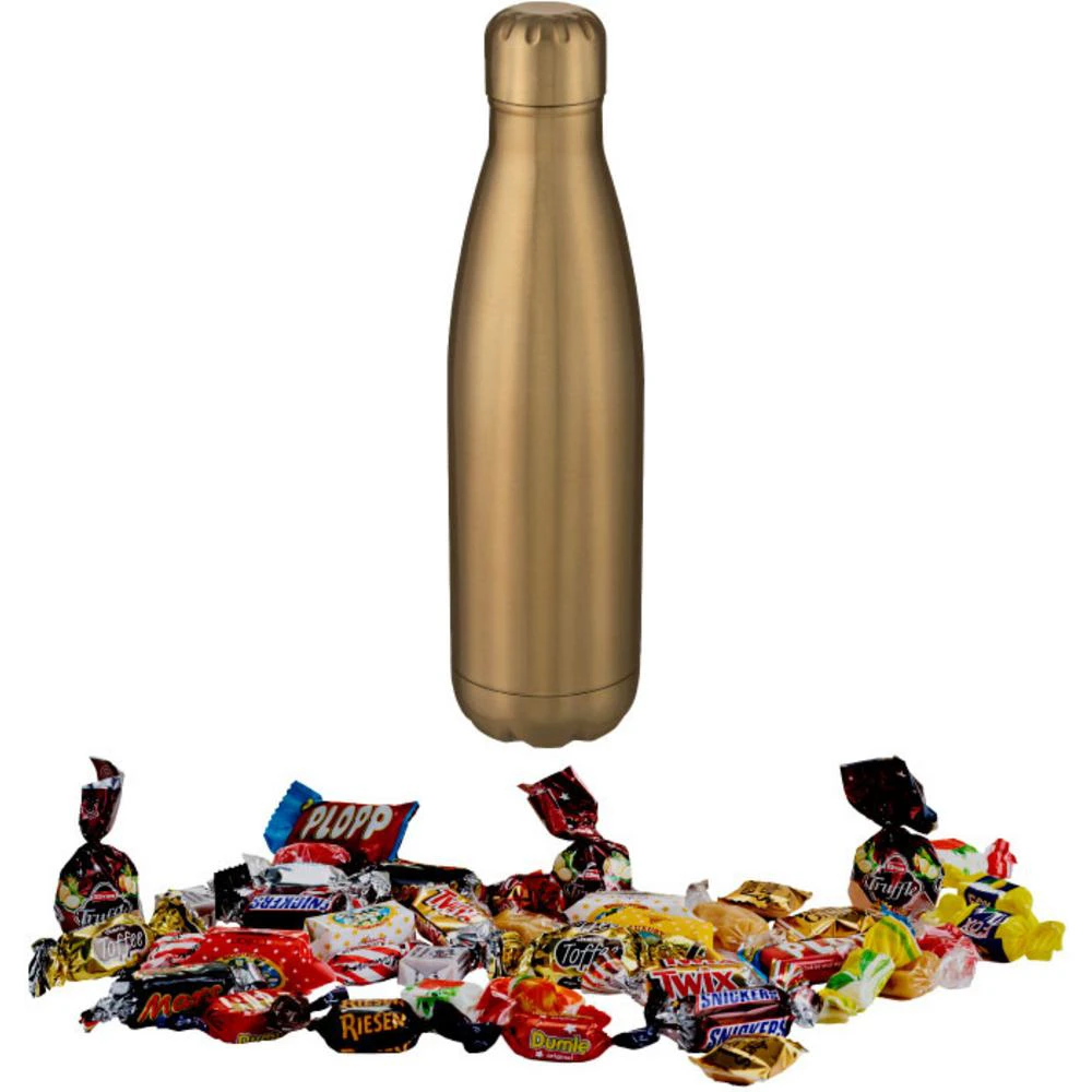Jullåda med vacuumflaska och 1 kg godis